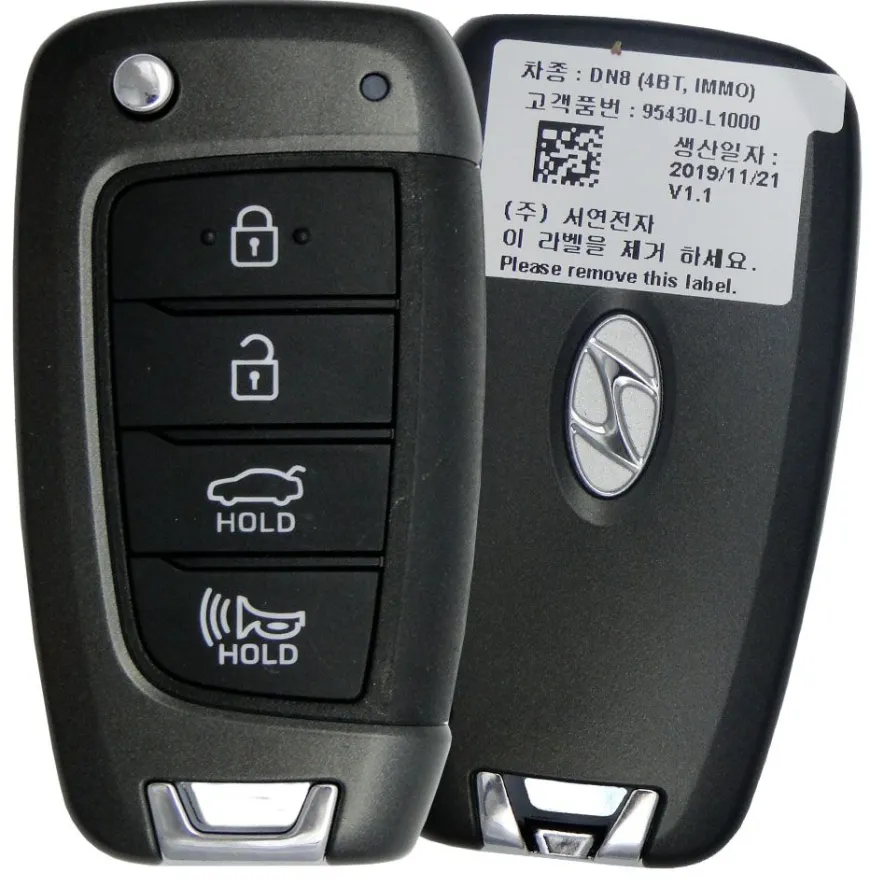 2019 Hyundai Sonata Remote Key Fob