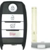 Kia Smart Remote Emergency Insert Key PN: 81996-A4040, 81996-2P300
