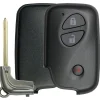 Lexus Smart Remote Replacement Shell with Emergency Key - 3 buttons by Car & Truck Remotes