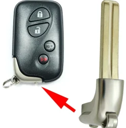Lexus Emergency Insert Key Double-Sided 40K Series PN: 69515-30300 by Car & Truck Remotes