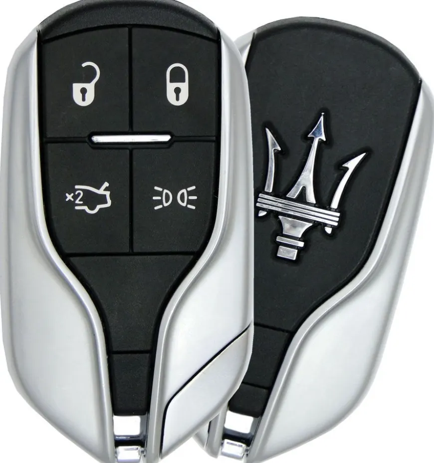 2012 Maserati Quattroporte Smart Remote Key Fob w/ Lights - Refurbished