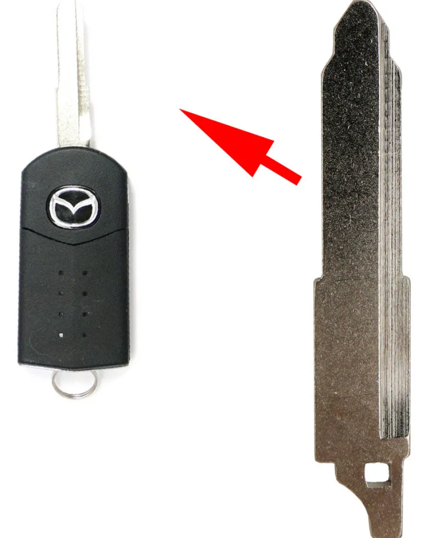 Mazda Flip Remote Key Blade Replacement by Car & Truck Remotes