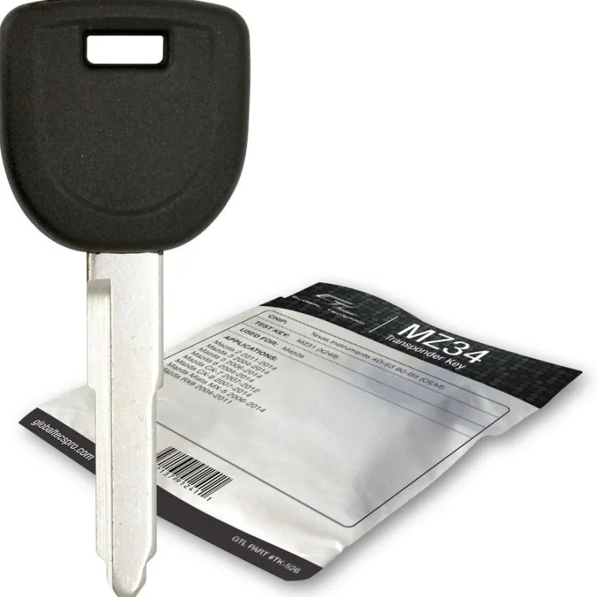 2004 Mazda RX-8 transponder key blank by Car & Truck Remotes