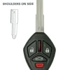 2011 Mitsubishi Eclipse Remote Key Fob by Car & Truck Remotes
