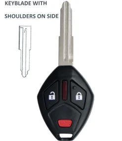 2008 Mitsubishi Endeavor Remote Key Fob (shoulder blade) by Car & Truck Remotes