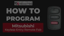 1998 Mitsubishi Montero Remote Key Fob by Car & Truck Remotes