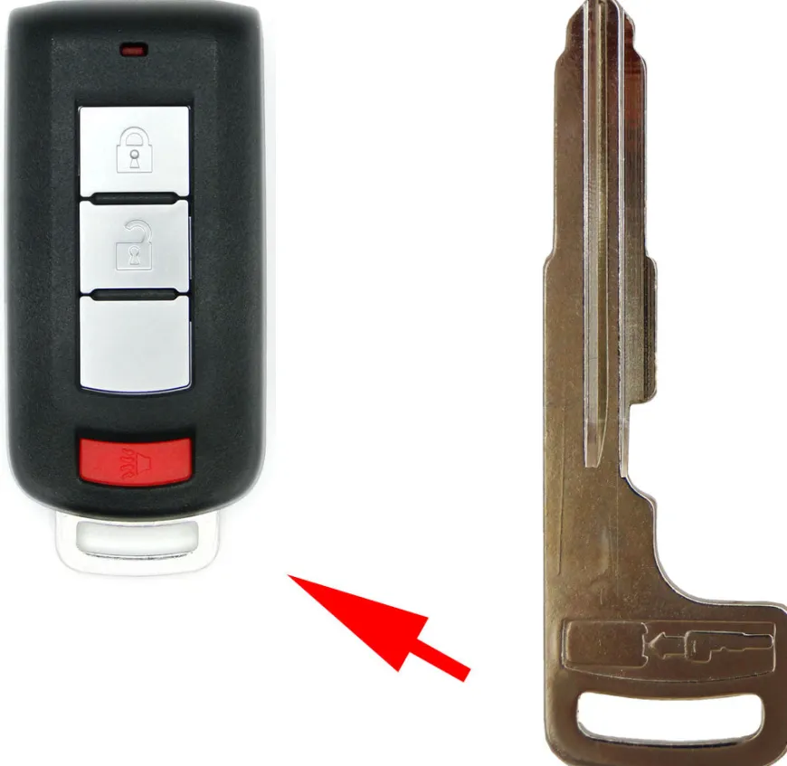 Mitsubishi Smart Remote Insert Key Blade same as 6370A770 MIT3 by Car & Truck Remotes
