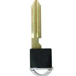 Nissan Infiniti Emergency Insert key NI06 NI05 for smart remotes - no chip, chrome head by Car & Truck Remotes