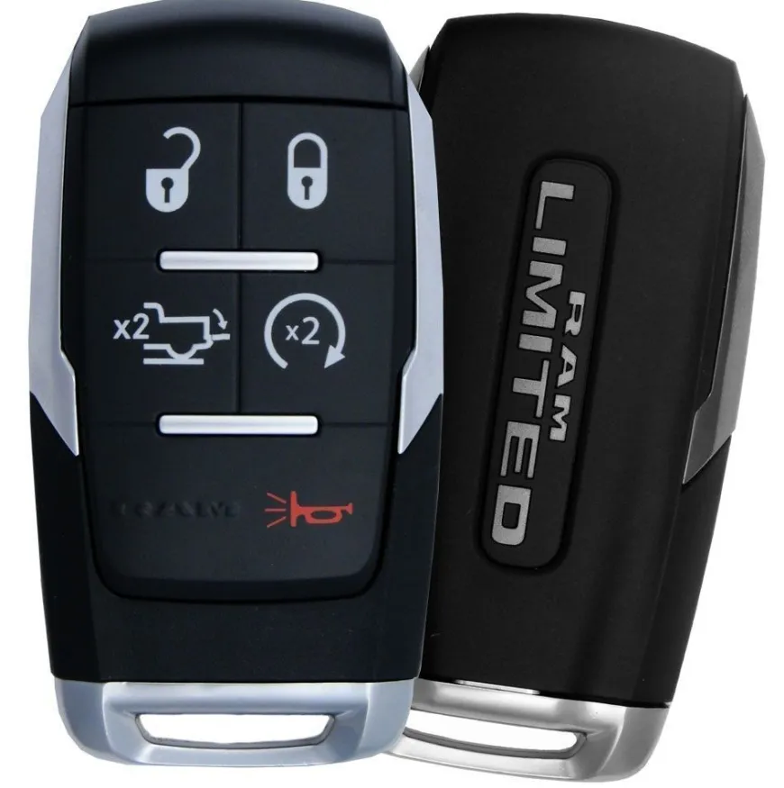2024 RAM 2500 Limited Smart Remote Key Fob w/ Remote Start, Power Tailgate
