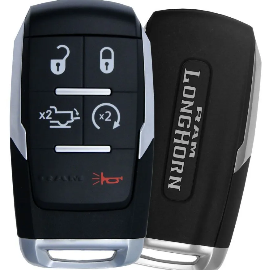 2021 RAM 2500 Longhorn Smart Remote Key Fob w/ Remote Start, Power Tailgate