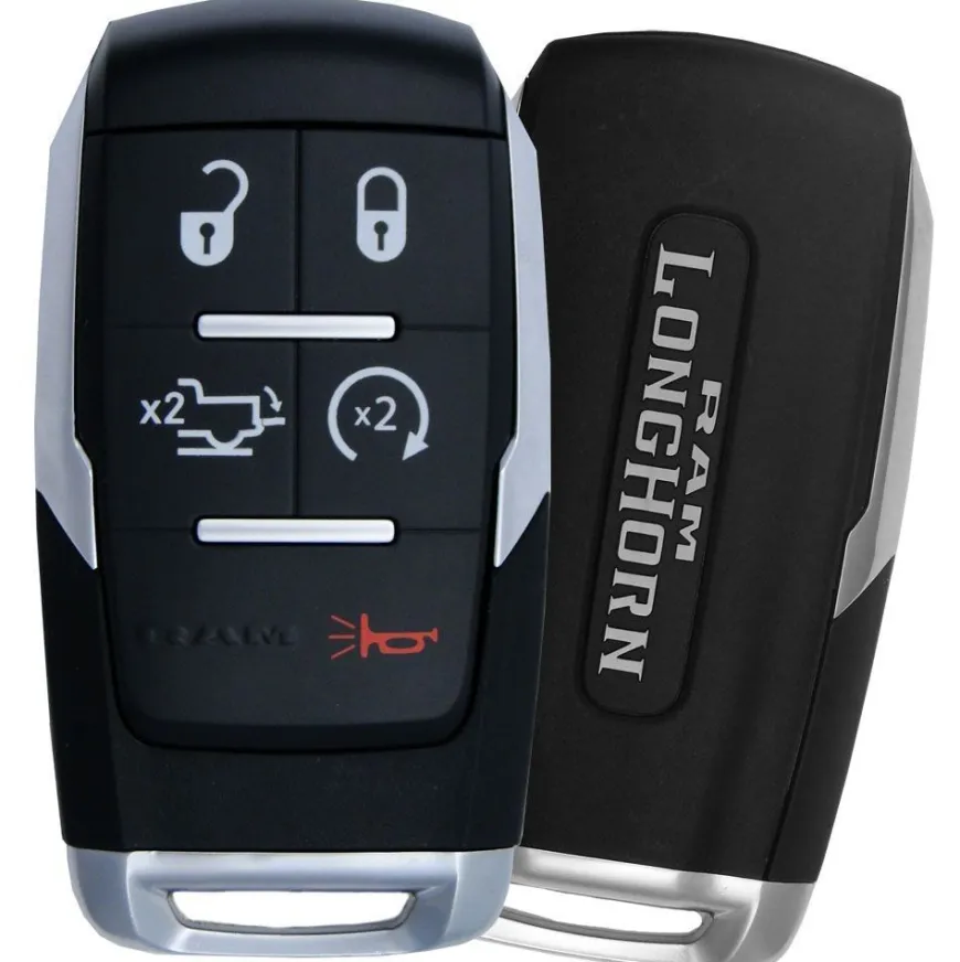 2022 RAM 3500 Longhorn Smart Remote Key Fob w/ Remote Start, Power Tailgate