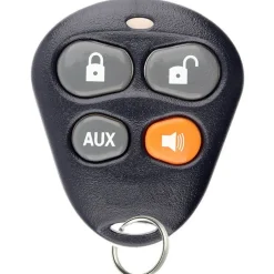 Remote for Viper Alarm System Python Automate Avital Hornet EZSDEI476V - Orange 4 buttons by Car & Truck Remotes