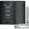 Replacement CADILLAC CTS, STS 5 button smart remote case + insert key