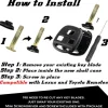 Replacement Lexus Remote Shell Kit - NO CUTTING by Car & Truck Remotes