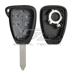 Replacement 5 button Chrysler Dodge Jeep DURASHELL case/shell with blank key by Car & Truck Remotes