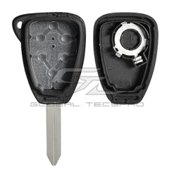 Replacement 4 button Chrysler Dodge Jeep DURASHELL case/shell with blank key by Car & Truck Remotes
