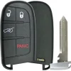 Replacement 4 button Dodge Jeep Smart Remote Shell w/ Power Hatch by Car & Truck Remotes