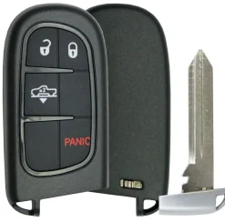 Replacement 4 button Dodge RAM Smart Remote Shell w/ Air Suspension by Car & Truck Remotes