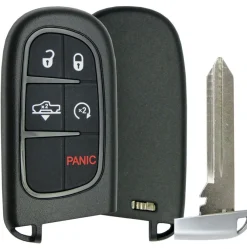 Replacement 5 button Dodge RAM Smart Remote Shell w/ Air Suspension by Car & Truck Remotes