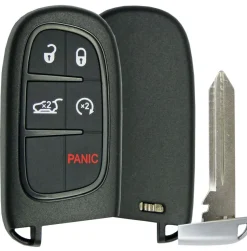 Replacement 5 button Jeep Cherokee Smart Remote Shell by Car & Truck Remotes