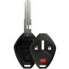 Replacement 3 button Mitsubishi case shell with blank key by Car & Truck Remotes
