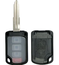 Replacement 3 button Mitsubishi case, shell with blank key by Car & Truck Remotes