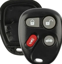 Replacement 4 Button Remote Case for GM KOBLEAR1XT by Car & Truck Remotes