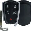 Replacement CADILLAC 5 button Smart Remote Case + insert key by Car & Truck Remotes