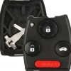 Replacement HONDA 4 button No Slot Gut Case by Car & Truck Remotes