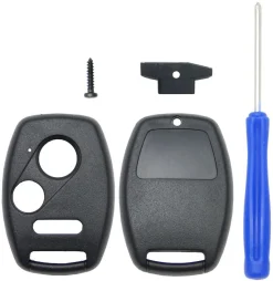 Replacement Honda Remote Shell Kit - 3 buttons - NO CUTTING by Car & Truck Remotes