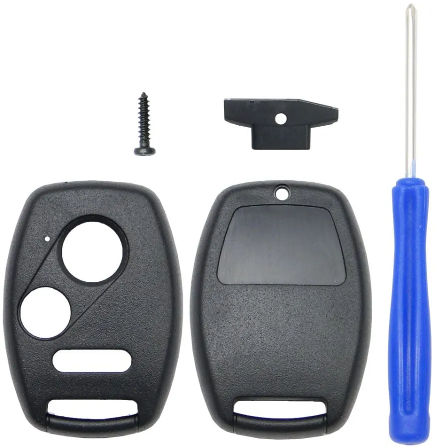 Replacement Honda Remote Shell Kit - 3 buttons - NO CUTTING by Car & Truck Remotes