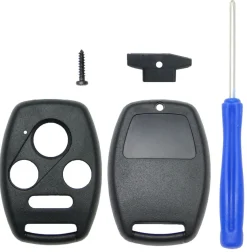 Replacement Honda Remote Shell Kit - 4 buttons - NO CUTTING by Car & Truck Remotes