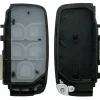 Replacement Jaguar Land Rover 5 button smart remote shell w/ insert key