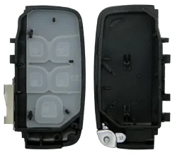 Replacement Jaguar Land Rover 5 button smart remote shell w/ insert key