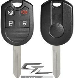 Replacement Remote Shell for Ford / Lincoln Remote PN: 164-R8067 with RS - STANDARD BLADE by Car & Truck Remotes