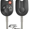 Replacement Remote Shell for Ford Remote PN: 164-R8007 3 BUTTON - SLIM BLADE by Car & Truck Remotes