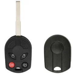 Replacement Remote Shell for Ford Remote PN: 164-R8046 4 BUTTON - SLIM BLADE by Car & Truck Remotes
