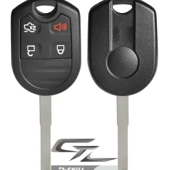 Replacement Shell for Ford Fiesta 4 BUTTON - SLIM BLADE by Car & Truck Remotes
