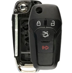 Replacement Shell for Ford Fusion Flip Remote by Car & Truck Remotes