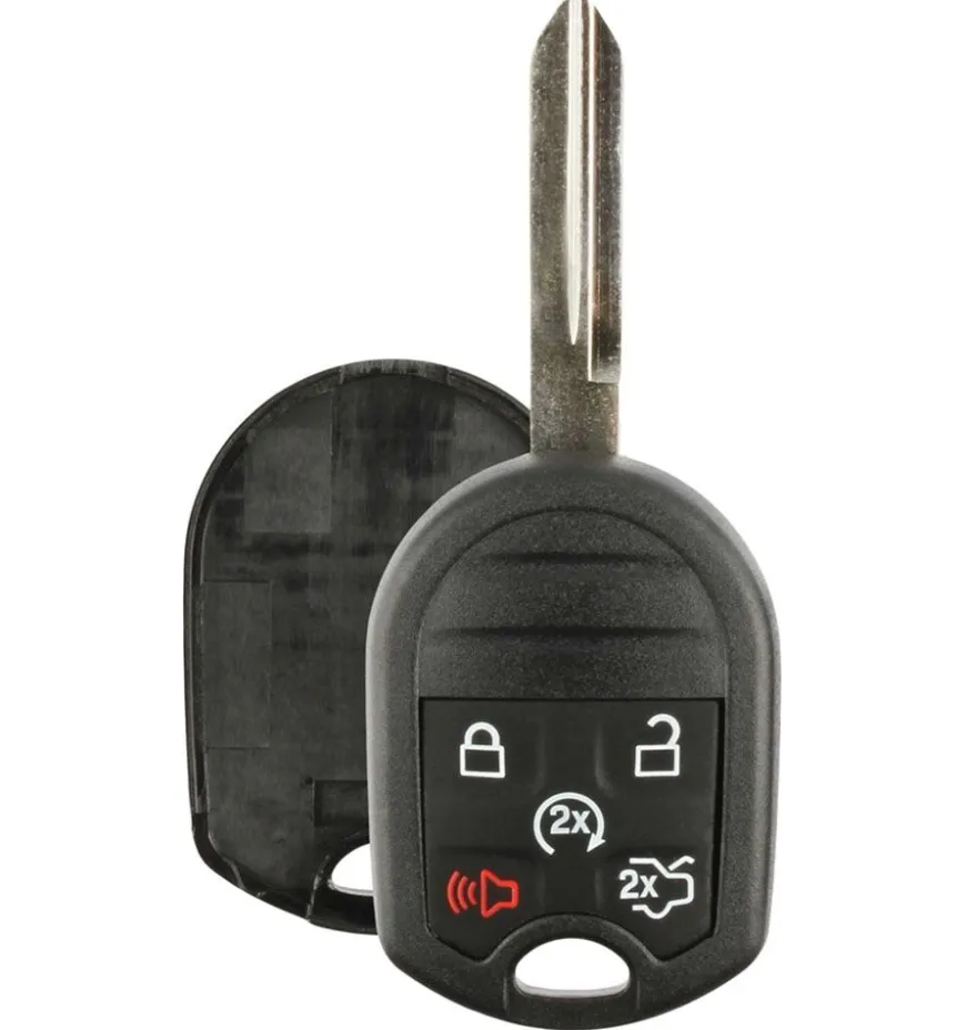 Replacement Shell for Ford / Lincoln Remote PN: 164-R8000 5 BUTTON - STANDARD BLADE by Car & Truck Remotes