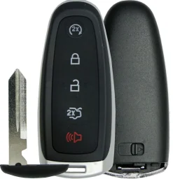 Replacement Shell for Ford / Lincoln Paddle Smart Remote - 5 BUTTON by Car & Truck Remotes