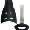 Saab 9-3 Remote Emergency Insert Key by Car and Truck Remotes