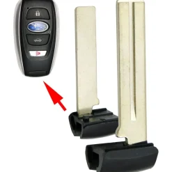 Subaru Smart Remote Emergency Insert Key by Car & Truck Remotes