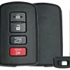 Toyota 4 Button w/ Power Gate Smart Remote Replacement Shell by Car & Truck Remotes