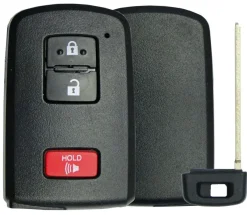 Toyota 3 Button Smart Remote Replacement Shell by Car & Truck Remotes