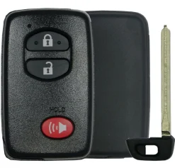 Toyota 3 Button Smart Remote Replacement Shell by Car & Truck Remotes