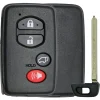 Toyota 4 Button w/ Hatch Smart Remote Replacement Shell by Car & Truck Remotes
