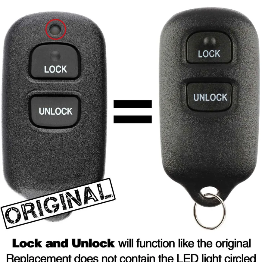 2001 Toyota Celica Remote Key Fob (dealer installed) by Car & Truck Remotes