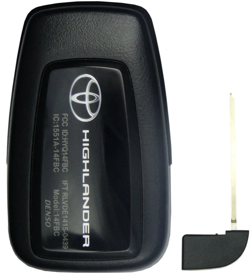 2022 Toyota Highlander Smart Remote Key Fob