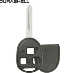 Toyota remote head rugged replacement DURASHELL case, shell with blank key by Car & Truck Remotes